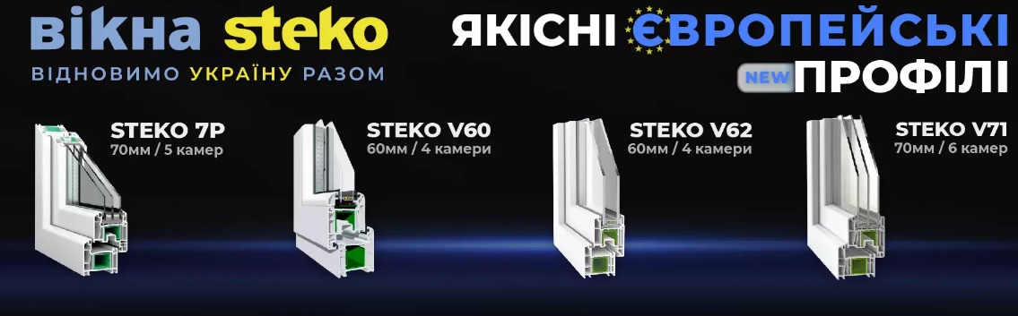 Переваги вікон Steko - енергоефективність, звукоізоляція, надійність
